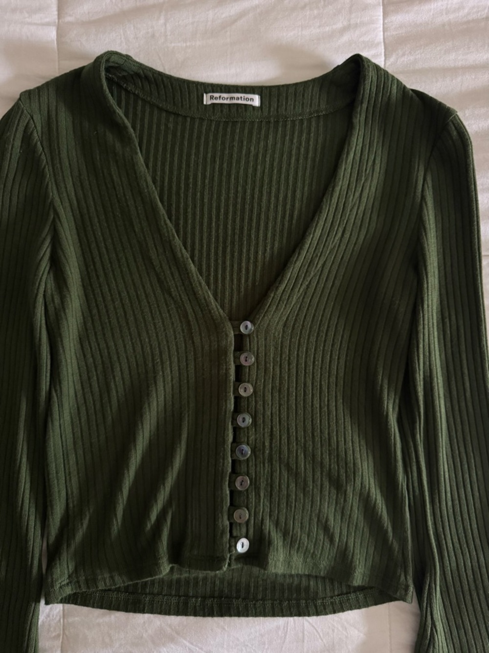 Reformation Ribbed Top - Picture 2 of 2